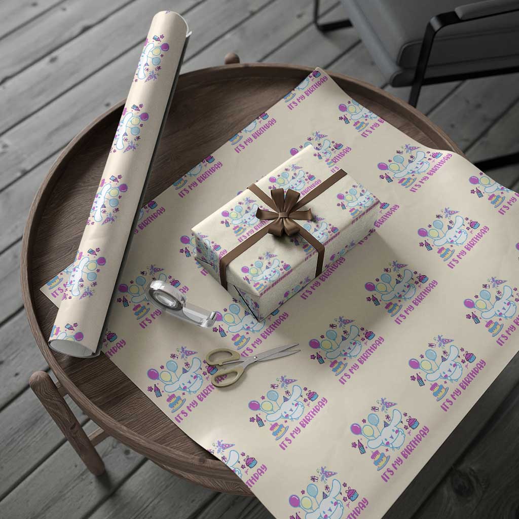 Its My Birthday Wrapping Paper Roll Girl Party Funny Bday Family Party TS10 Beige Print Your Wear