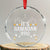 It's Ramadan Bro Crystal Glass Ornament Islamic Fasting Muslim TS02 Transparent Glass 3'' Circle Print Your Wear