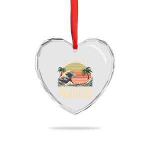 It's Still The Gulf Of Mexico Pendejo Heart Crystal Glass Ornament El Golfo De Mexico Beach Funny Spanish TS02 Print Your Wear