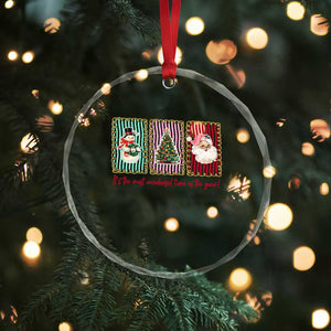 It's The Most Wonderful Time Of The Year Crystal Glass Ornament Coquette Christmas TS11 Print Your Wear