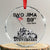 Iwo Jima WWII Veteran Crystal Glass Ornament 80th Anniversary 4th of July US Flag - Print Your Wear