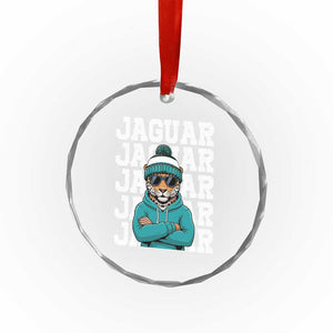 Jaguar Lover Crystal Glass Ornament JJF Football Fan Game Day TS11 Print Your Wear