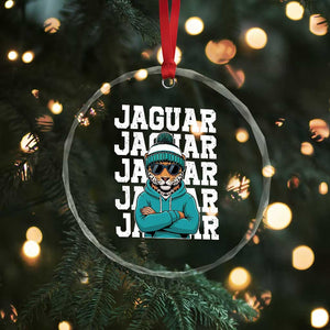 Jaguar Lover Crystal Glass Ornament JJF Football Fan Game Day TS11 Print Your Wear