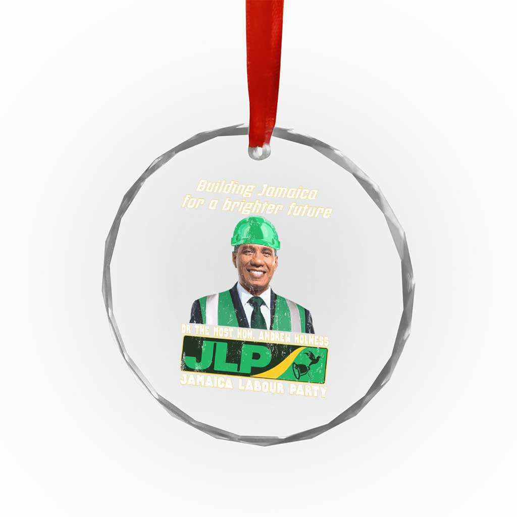 Jamaica Labour Party Crystal Glass Ornament Andrew Holness JLP Supporter Gifts TS10 Print Your Wear