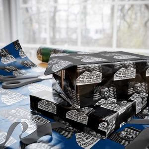 James Baldwin American Patriotic Wrapping Paper Roll I Love America More Than Any Country American Flag TS02 Black Print Your Wear