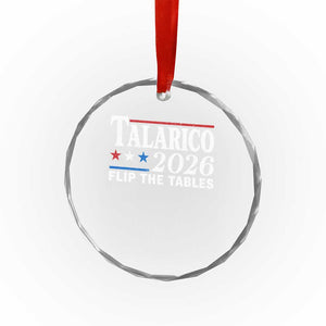 James Talarico 2026 Flip The Tables Crystal Glass Ornament Texas Senate TS11 Print Your Wear