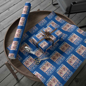 Japan Anime Manga Otaku Wrapping Paper Roll I Paused My Anime To Be Here Kawaii Girls TS02 Blue Print Your Wear