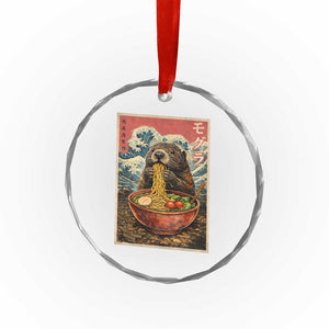 Japanese Groundhog Ramen Noodles Crystal Glass Ornament Funny Kawaii Anime TS10 Print Your Wear