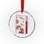 Japanese Spider Lily Crystal Glass Ornament Soft Grunge Anime Aesthetic Flower TS10 Transparent Glass 3'' Circle Print Your Wear