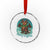 Jersey Devil Crystal Glass Ornament Merry Cryptidmas Funny Christmas Gift TS12 Transparent Glass 3'' Circle Print Your Wear