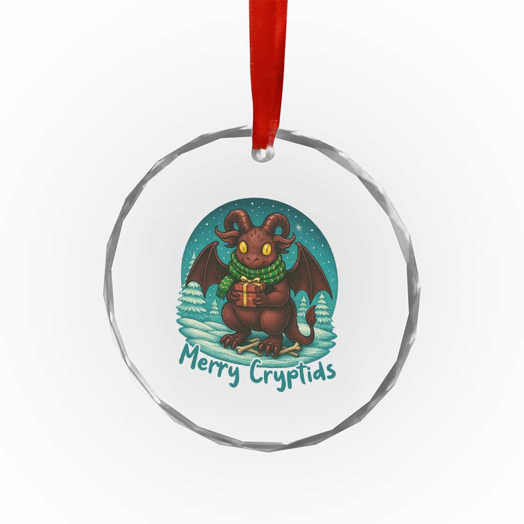 Jersey Devil Crystal Glass Ornament Merry Cryptidmas Funny Christmas Gift TS12 Print Your Wear