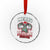 Jersey Devil Crystal Glass Ornament Merry Devils Christmas Cryptid Gift TS12 Transparent Glass 3'' Circle Print Your Wear