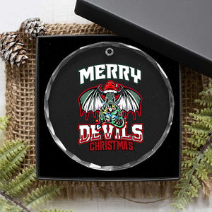 Jersey Devil Crystal Glass Ornament Merry Devils Christmas Cryptid Gift TS12 Print Your Wear