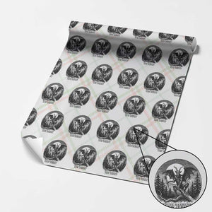 Jersey Devil Playing Dart Wrapping Paper Roll Gothic Horror Gift Pine Barrens New Jersey TS12 Christmas Plaid Print Your Wear