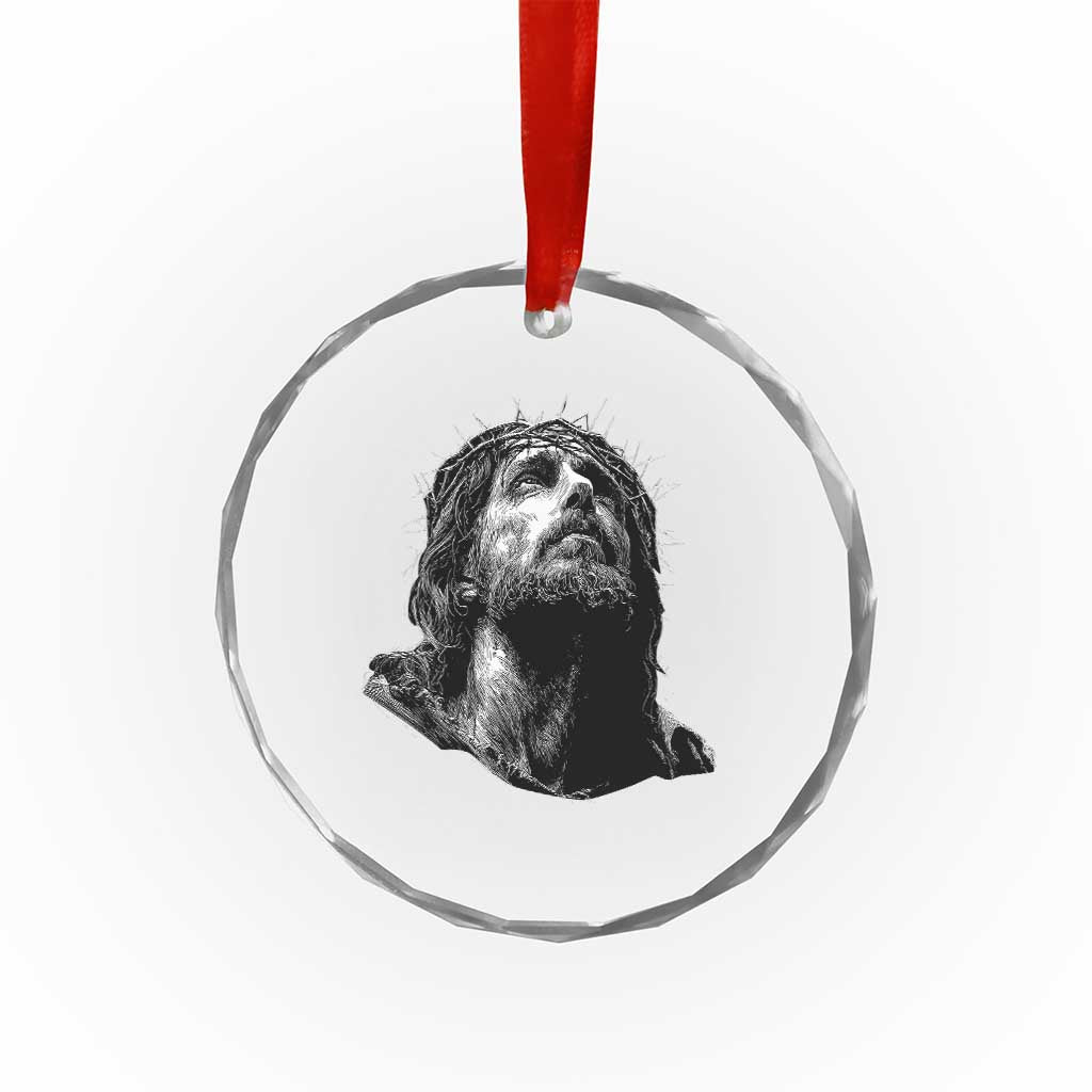 Jesus Christ Religious Christian Faith Crown Of Thorns Crystal Glass Ornament TS11 Print Your Wear