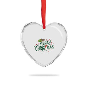 Jesus Christian Christmas Heart Crystal Glass Ornament TS14 Print Your Wear