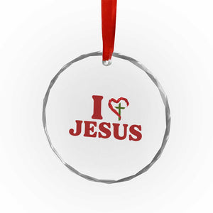 Jesus Christian Crystal Glass Ornament Religious Faith Inspirational Bible Verse TS14 Print Your Wear