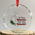 Jesus Is The Reason For The Season Crystal Glass Ornament TS09 Transparent Glass 3'' Circle Print Your Wear
