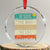 Jesus The Way The Truth The Life Crystal Glass Ornament Blessed Christians TS11 Transparent Glass 3'' Circle Print Your Wear