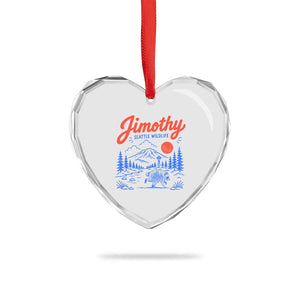 Jimothy Seattle Raccoon Heart Crystal Glass Ornament Vintage Graphic Viral Short Spine Trash Panda Wildlife