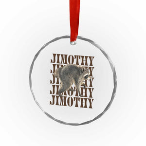 Jimothy The Raccoon Crystal Glass Ornament Vintage Trash Panda Animal Lover Gift