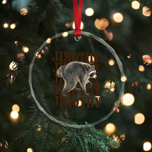 Jimothy The Raccoon Crystal Glass Ornament Vintage Trash Panda Animal Lover Gift
