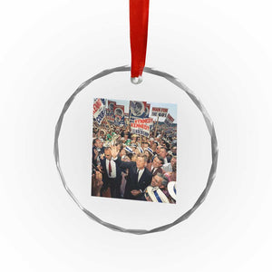 John F Kennedy American President History Crystal Glass Ornament TS14 Print Your Wear