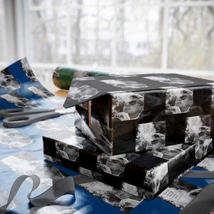 John F Kennedy Cigar Smoking Sunglasses Wrapping Paper Roll Those Who Dare To Fail Miserably Can Achive Greatly TS14 Black Print Your Wear