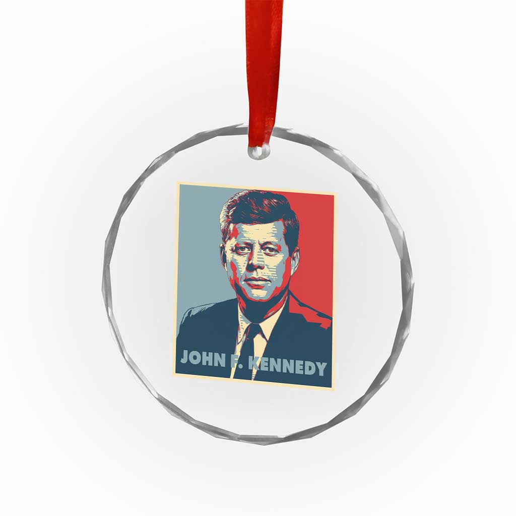 John F Kennedy Crystal Glass Ornament American President History US Presidential Leader TS14 Print Your Wear