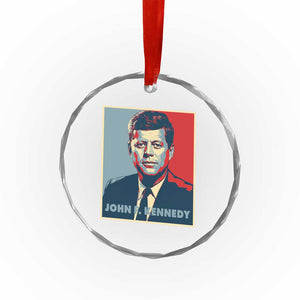 John F Kennedy Crystal Glass Ornament American President History US Presidential Leader TS14 Print Your Wear