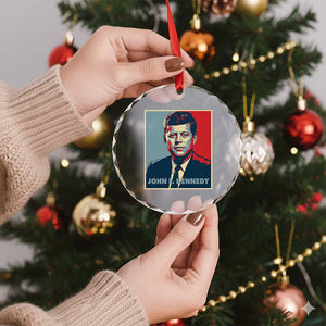 John F Kennedy Crystal Glass Ornament American President History US Presidential Leader TS14 Print Your Wear