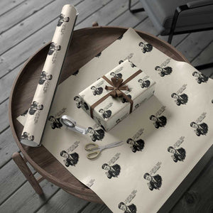 John F. Kennedy President Quote Wrapping Paper Roll If Not Us Who If Not Now When TS14 Beige Print Your Wear