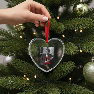 John F Kennedy Quote Heart Crystal Glass Ornament American President History US Presidential Leader TS14 Print Your Wear