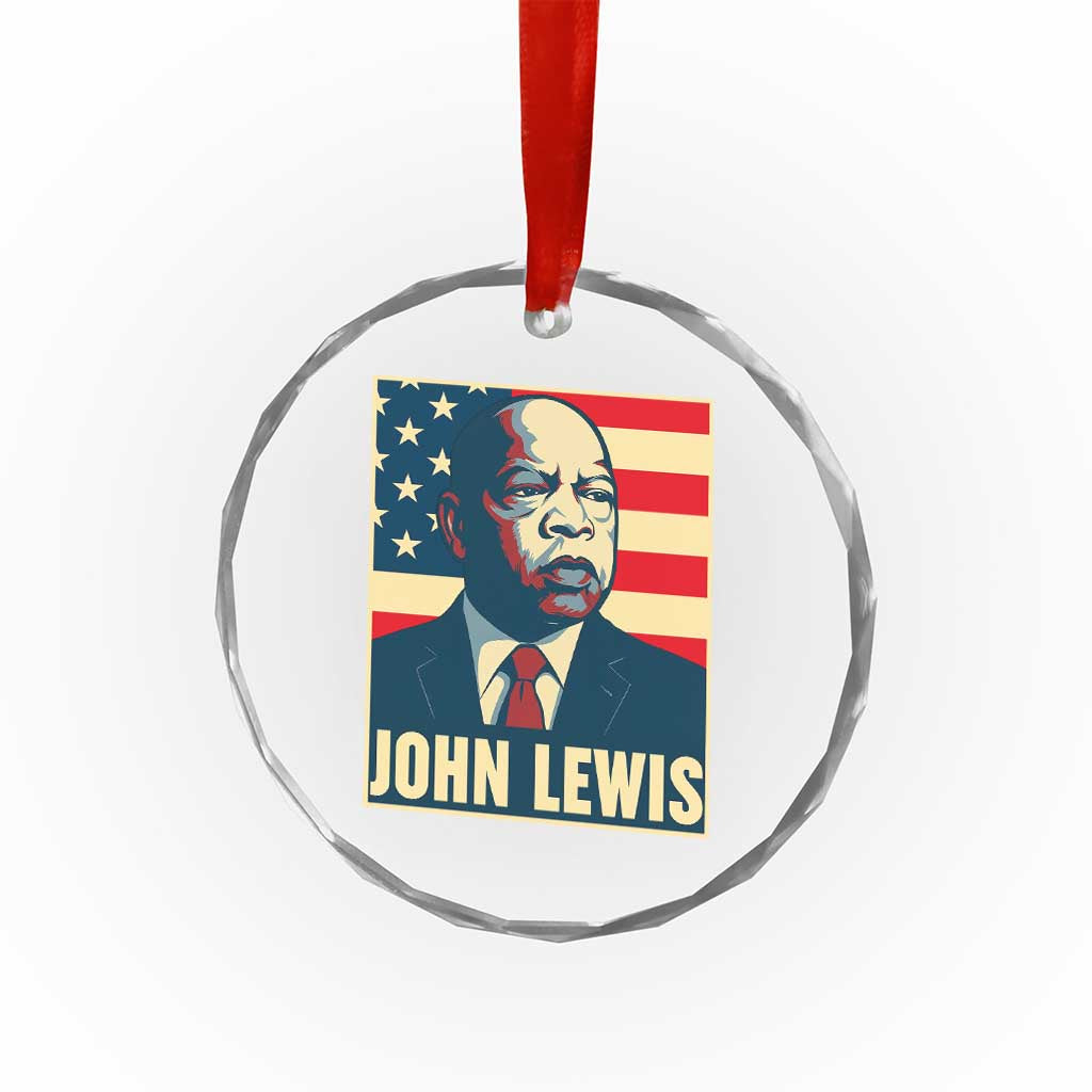 John Lewis Crystal Glass Ornament Black History Month TS14 Print Your Wear