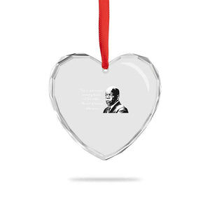 John Lewis Quote Heart Crystal Glass Ornament Black History Good Trouble TS14 Print Your Wear
