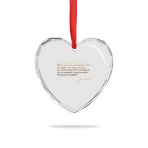 John Lewis Quote Heart Crystal Glass Ornament Black History Month TS14 Print Your Wear