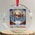 Joy Is Resistance Portland Frog Protest Crystal Glass Ornament Funny Holiday Meme Gift Idea - Print Your Wear