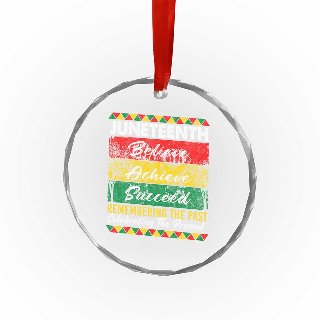 Juneteenth 1865 Crystal Glass Ornament Remembering The Past Black Freedom African Independence Day TS10 Print Your Wear