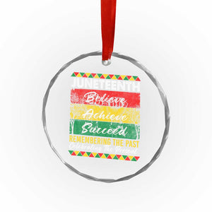 Juneteenth 1865 Crystal Glass Ornament Remembering The Past Black Freedom African Independence Day TS10 Print Your Wear