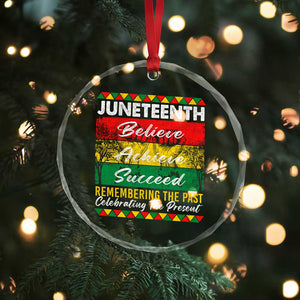 Juneteenth 1865 Crystal Glass Ornament Remembering The Past Black Freedom African Independence Day TS10 Print Your Wear