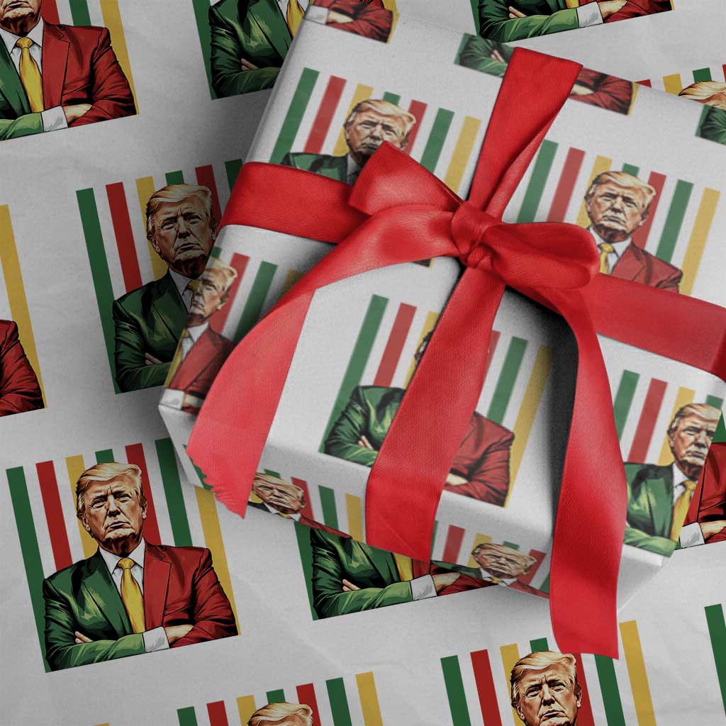 Juneteenth American Leader Inspiration Wrapping Paper Roll 1865 American Heritage Gift TS12 White Print Your Wear