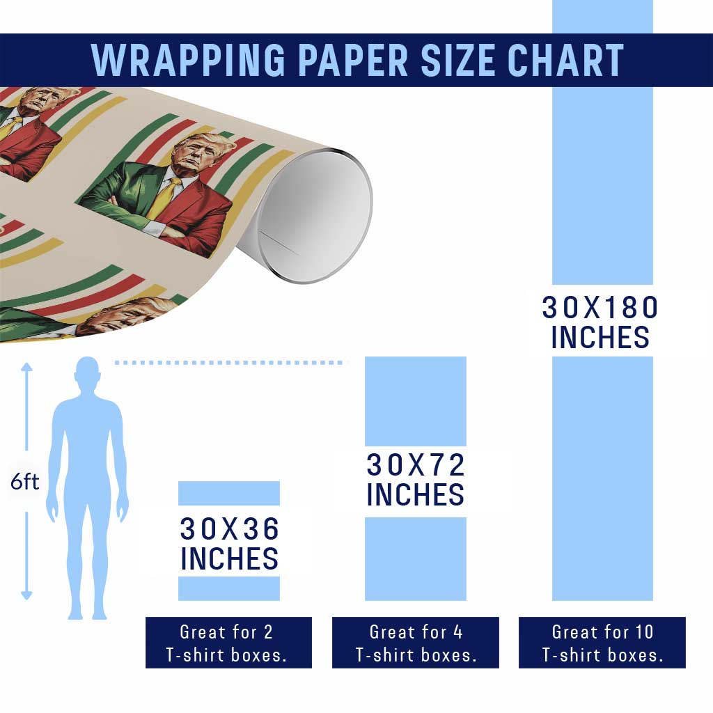 Juneteenth American Leader Inspiration Wrapping Paper Roll 1865 American Heritage Gift TS12 Print Your Wear