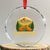 Jurassic Nugget World Dino Crystal Glass Ornament Nugget Lover Gift TS12 Transparent Glass 3'' Circle Print Your Wear