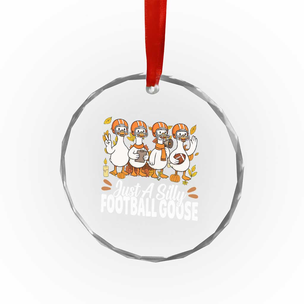 Just A Silly Football Crystal Glass Ornament Animal Sports Fan Gift TS12 Print Your Wear
