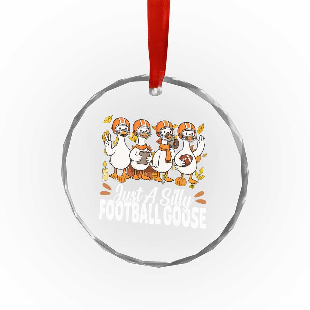Just A Silly Football Crystal Glass Ornament Animal Sports Fan Gift TS12 Print Your Wear
