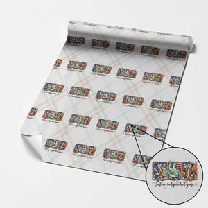Just An Independent Goose Wrapping Paper Roll Funny Patriotic Goose TS12 Christmas Plaid Print Your Wear
