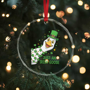 Just An Irish Goose Crystal Glass Ornament Funny St Patricks Day TS12 Print Your Wear