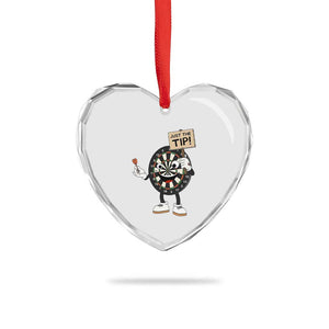 Just The Tip Quote Heart Crystal Glass Ornament Dirty Humor Dartist Gift TS12 Print Your Wear