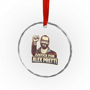 Justice For Alex Crystal Glass Ornament Minneapolis ICU Nurse Hero Support Gift TS12 Print Your Wear