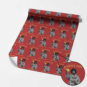 Justice For Lemon Pound Cake Wrapping Paper Roll Vintage Rap Free Speech TS14 Red Print Your Wear